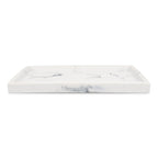 Zeepbakje 27x15,5xH2cm marmer wit Suds
