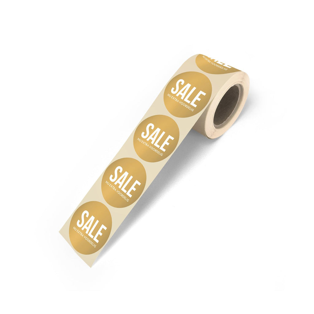 Kortingsstickers op rol - 500 stuks