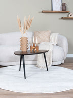 Vloerkleed Nina 1601 Crème - Rond ø240 cm