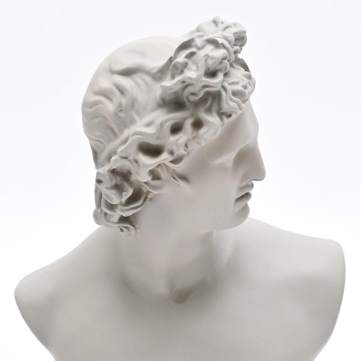 Klassieke witte Griekse godin buste sculptuur – luxe marmeren look standbeeld voor huisdecoratie, tafeldecoratie en kantoorstyling