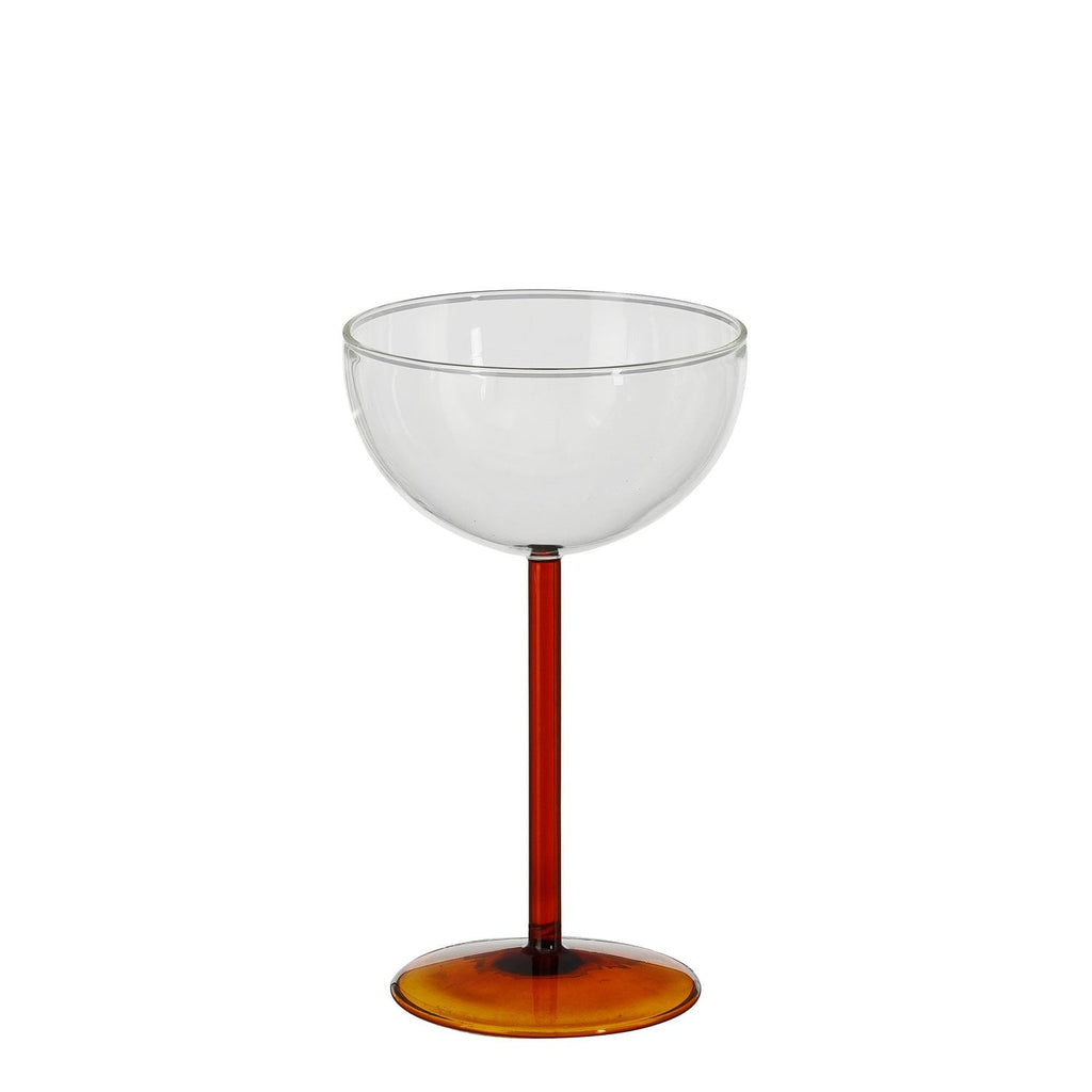Riga wijnglas oranje
