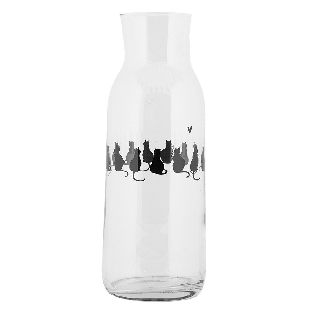 Karaf 1000 ml Transparant Glas Katten