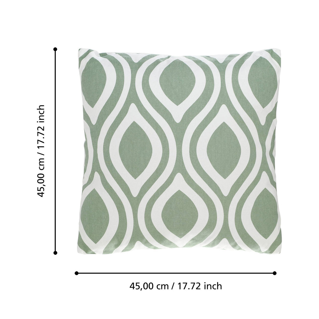 Kussen Chevery Groen 45x45cm