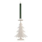 Kandelaar Kerstboom Ø 9x26 cm Grijs Metaal