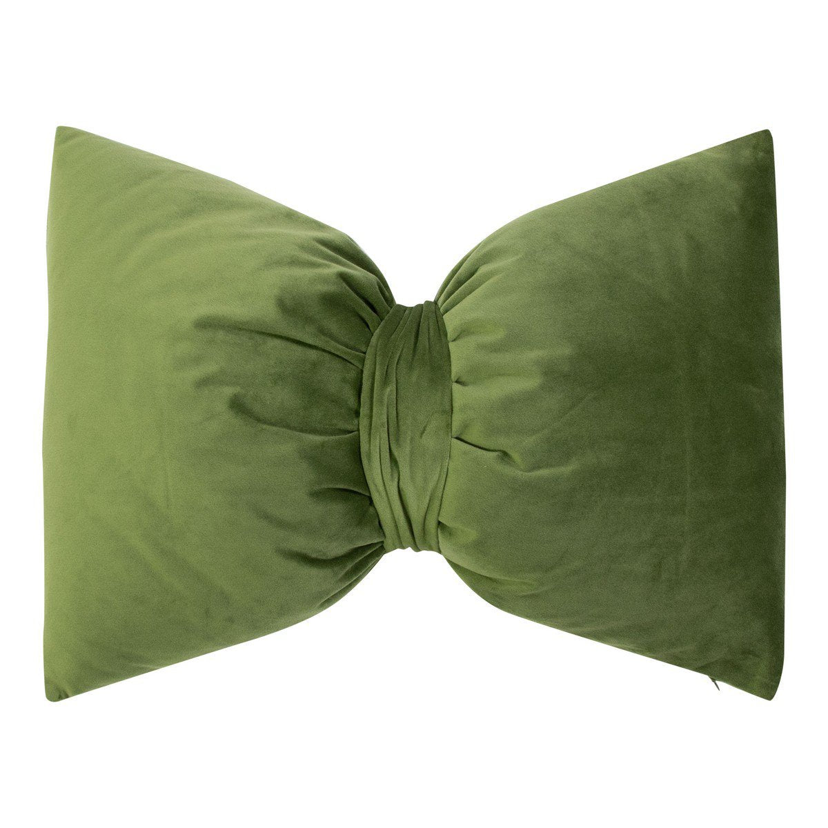 Strik Kussen Fluweel apple groen 40x60cm