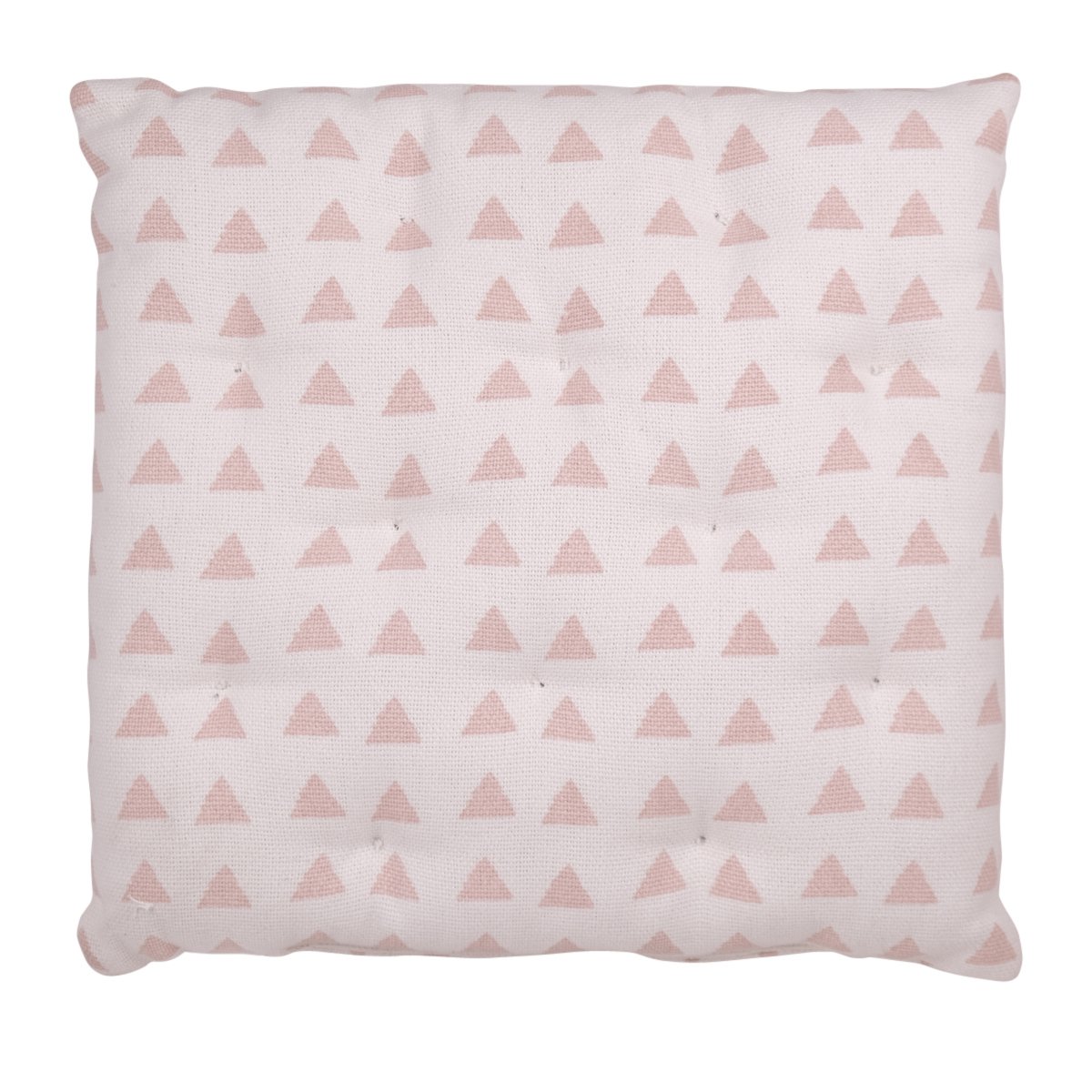 Triangle Soft stoelkussen roze 40x40cm+5cm