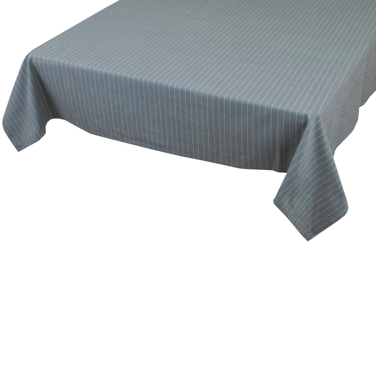 Pinstripe Tafelkleed Textiel groen blauw 140x300cm