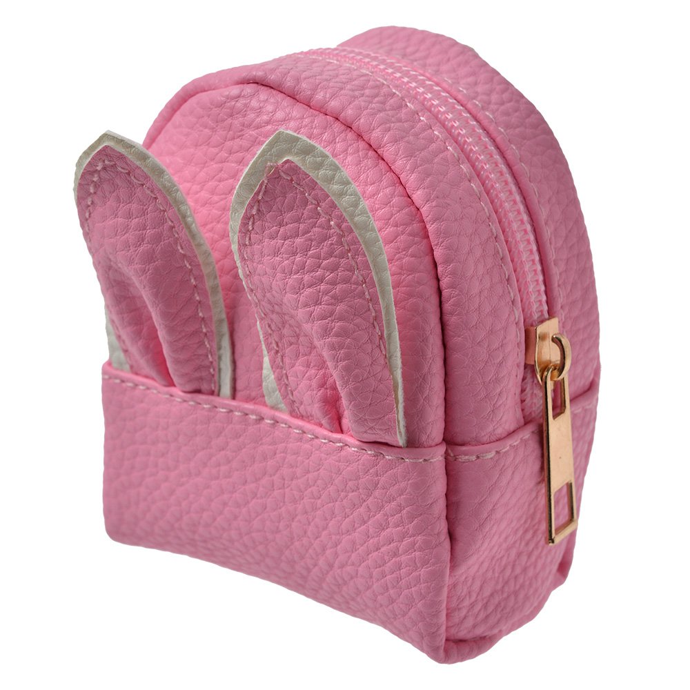 Sleutelhanger klein tasje Roze Synthetisch