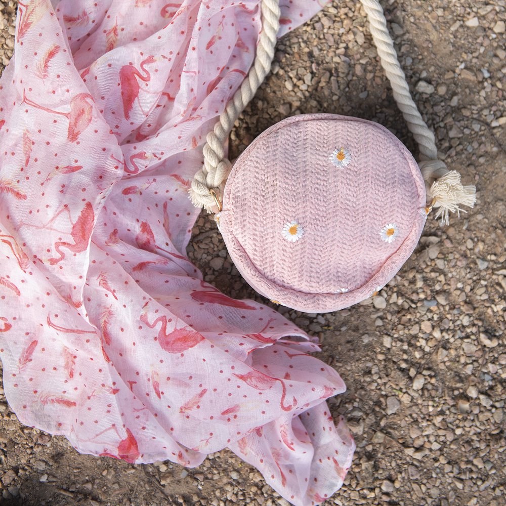 Handtas Dames Roze, Polyester Ø 15 cm