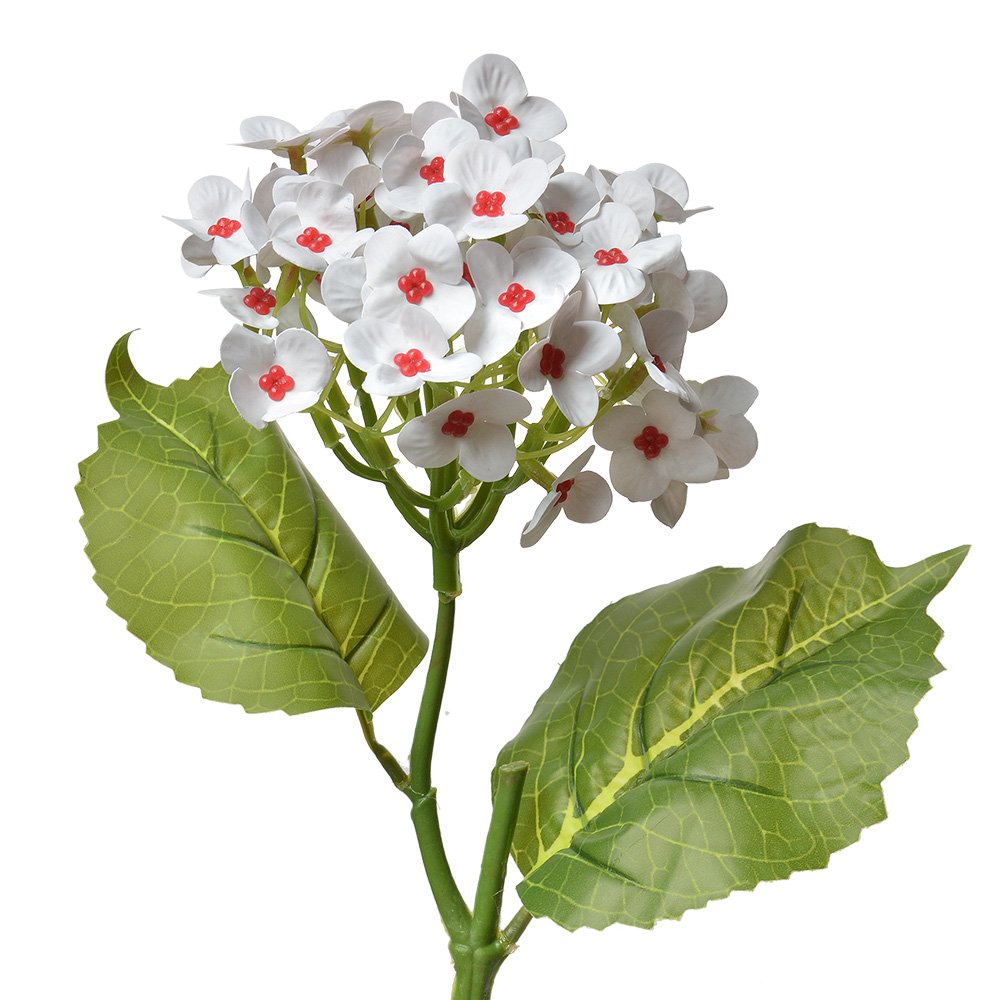 Kunstbloem 37 cm Wit Kunststof