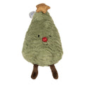 Sierkussen Kerstboom 15x9x23 cm Groen Polyester