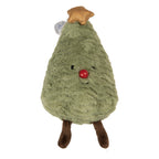 Sierkussen Kerstboom 15x9x23 cm Groen Polyester