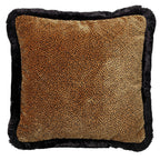 Elisabeth | Kussen | 45x45 cm tabak Brown | Bruin | Velvet | Doten | Hoii | Met luxe binnenkussen