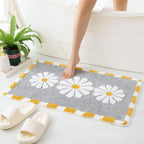 Blossom Superzachte antislipmicrovezelmat 2000 GSM (40x60 cm), 1 verpakking | Superabsorberende badkeukendeur vloermat
