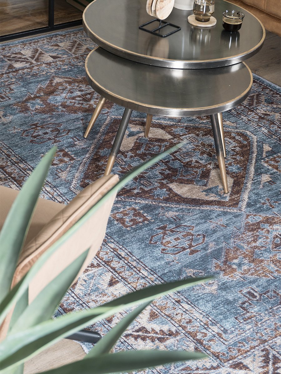 Vloerkleed Laria Blue 3 - 160 x 230 cm