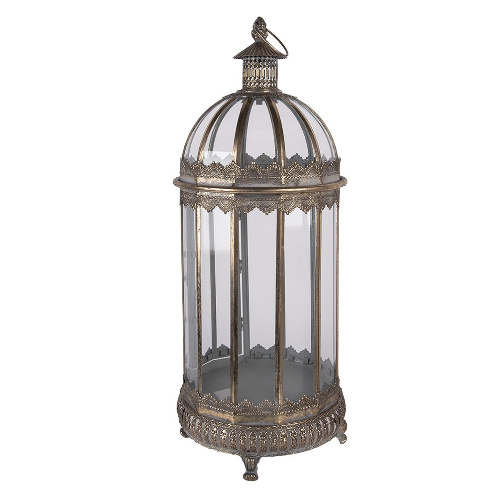 Lantaarn Ø 28x69 cm Bruin Metaal