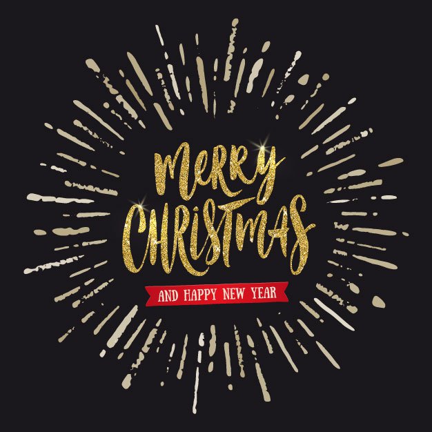 Cadeau kaartje – Merry Christmas –7cm x 7cm - 20 st