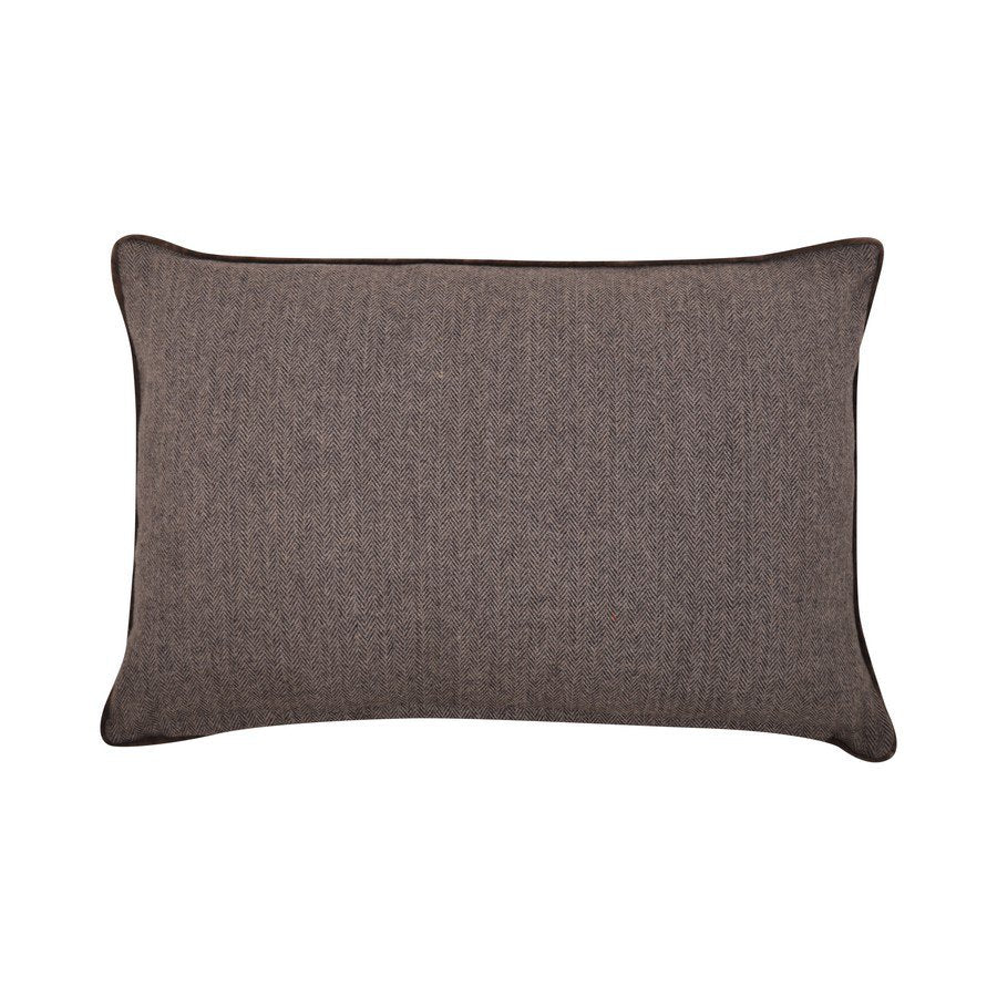 Velvet Wool kussen bruin 40x60cm