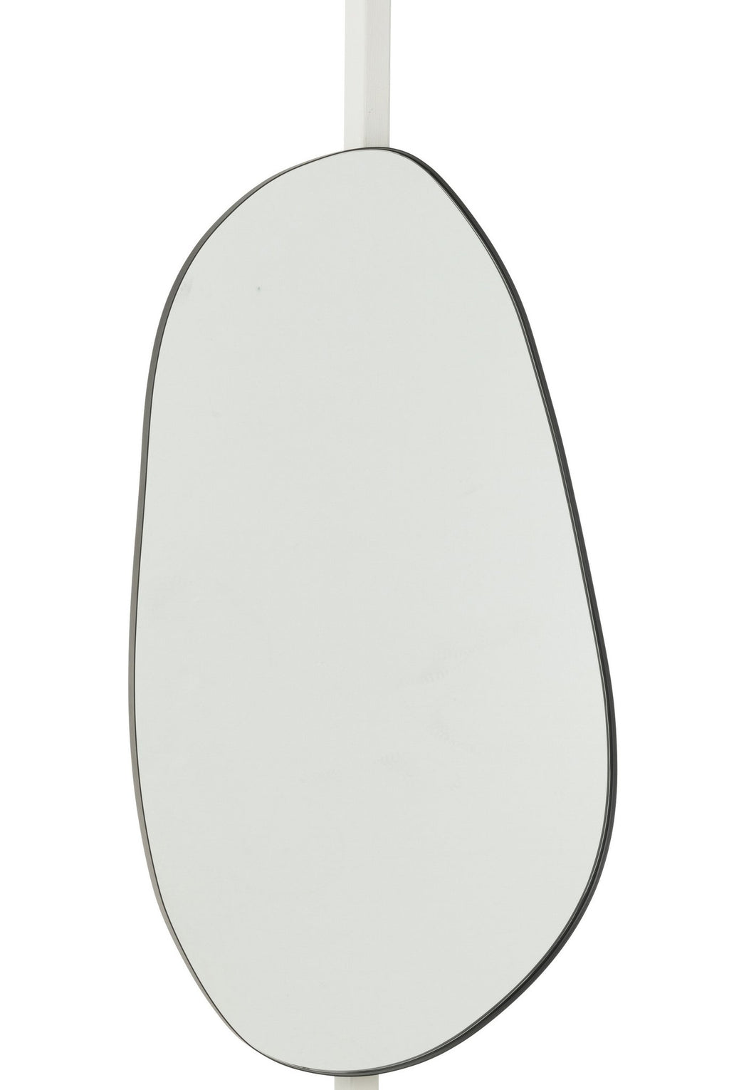 J-Line spiegel Extrema - ijzer/glas - zwart - large - 108 x 59 cm