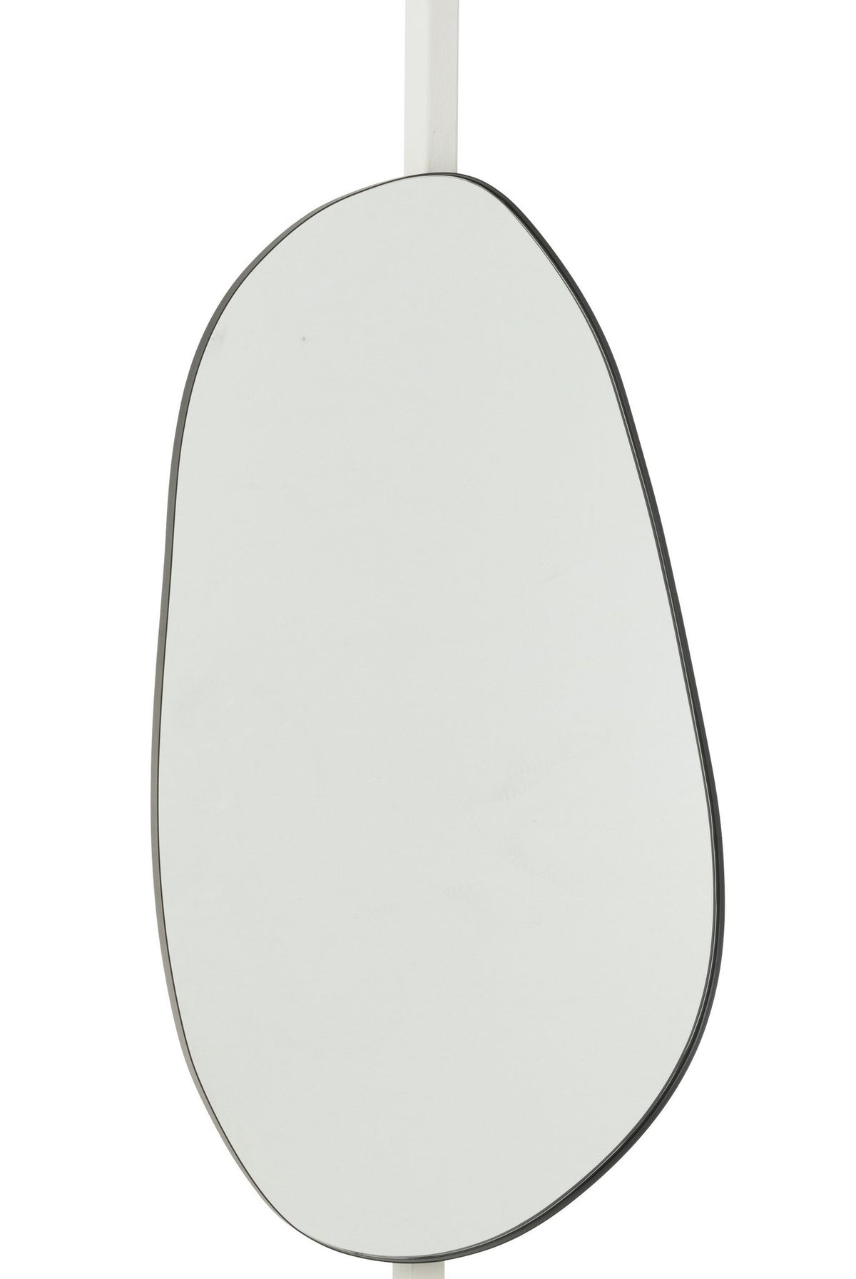 J-Line spiegel Extrema - ijzer/glas - zwart - large - 108 x 59 cm