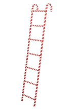 J-Line ladderrek - metaal - rood/wit