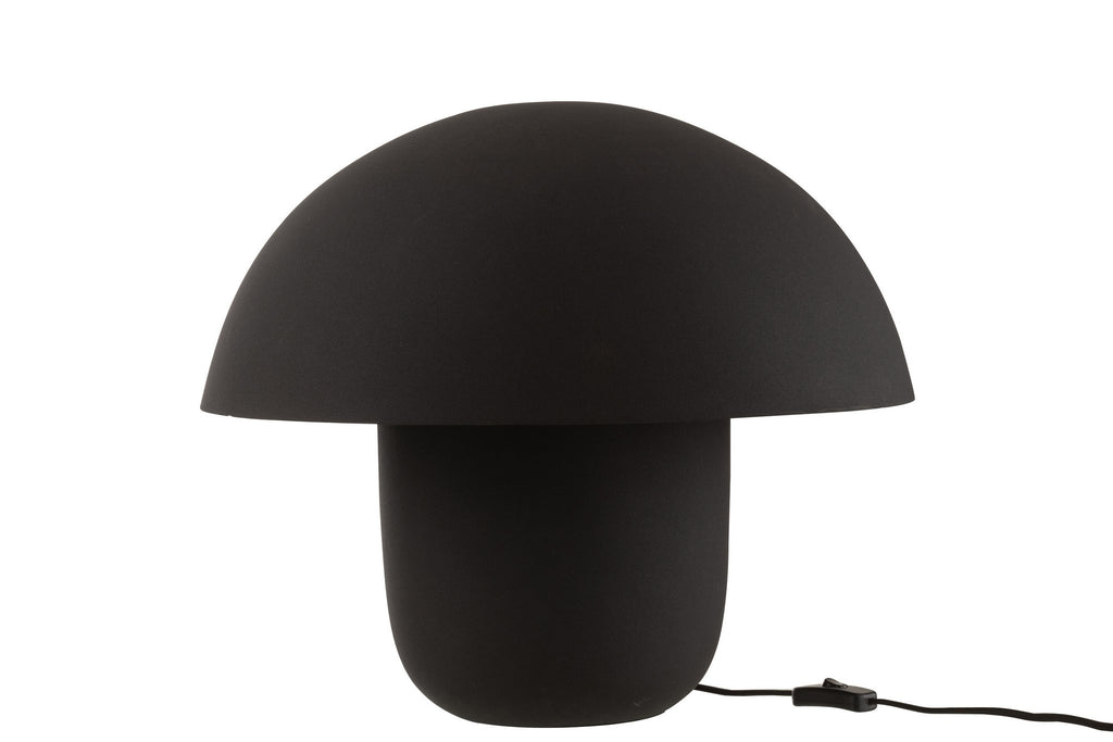 J-Line tafellamp - ijzer - zwart - L