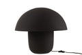 J-Line tafellamp - ijzer - zwart - L