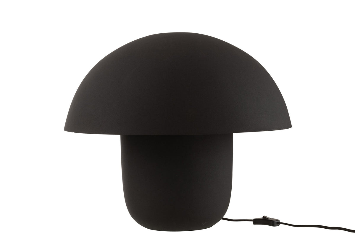 J-Line tafellamp - ijzer - zwart - L