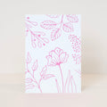 Postcard flowers
