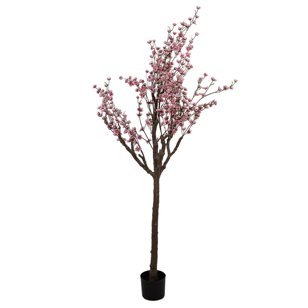 Kunst Kersenbloesem 185 cm Roze Kunststof
