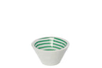 J-Line schaal - hout - groen/wit - S