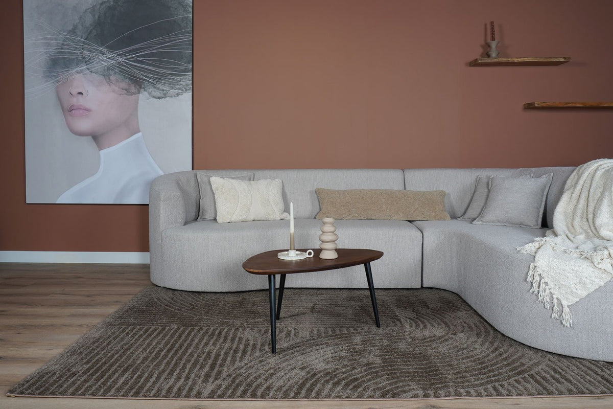 Vloerkleed Ella Brown 240 x 340 cm