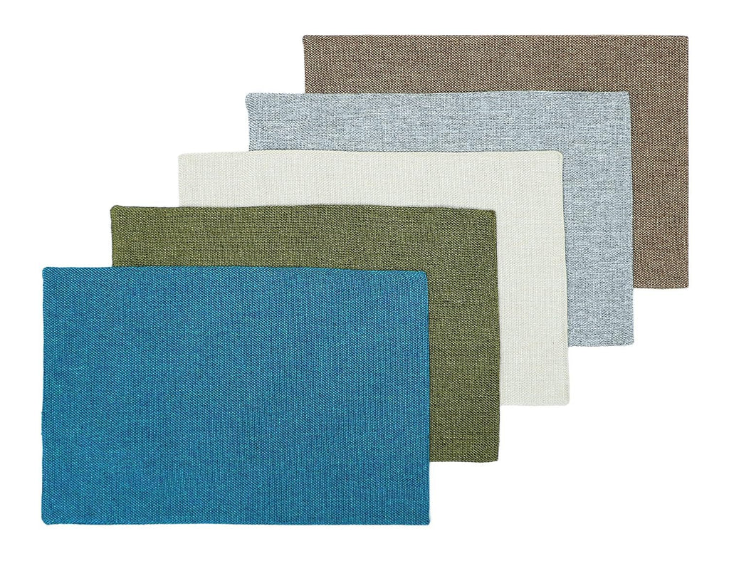 Tafelplacemats – jute en polyester, hittebestendig – 30x46cm (12"x18"), set van 4