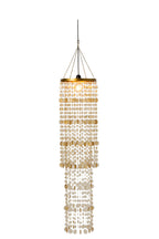 J-Line Lampenkap met kralen - goud - medium