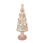 Gingerbread house Ø 14x40 cm Bruin Kunststof