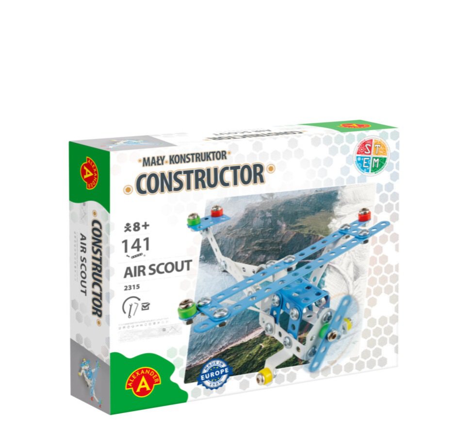 Constructieset DIY Vliegtuig Air Scout- metaal