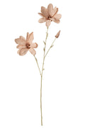 J-Line bloem Magnolia - polyester - lichtroze - L