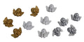 Strooi engeltjes (Raffael) polyresin 12st. 2cm gd/zr/wt