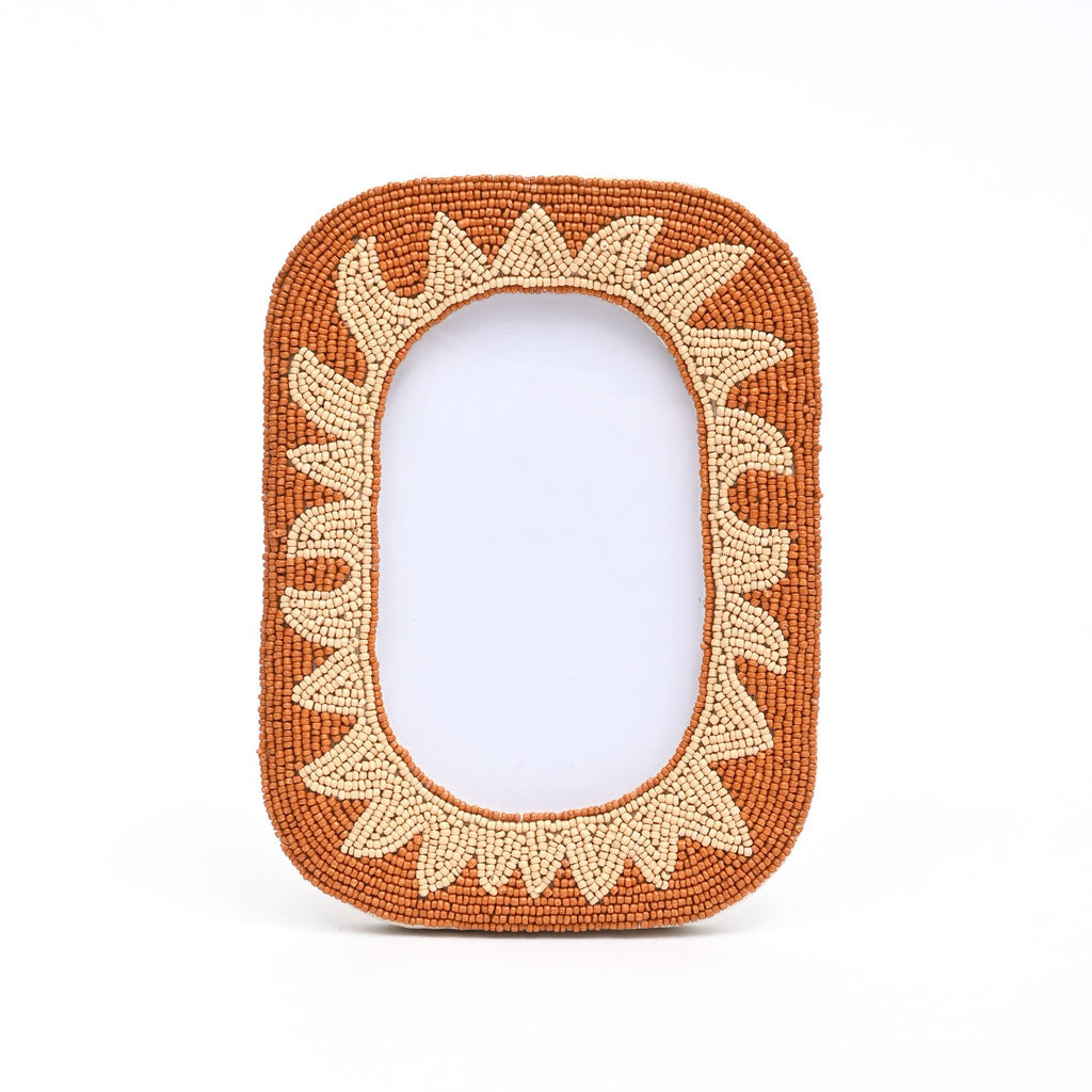 Fotolijst - Terracotta Sunburst kralen - 4×6 inch