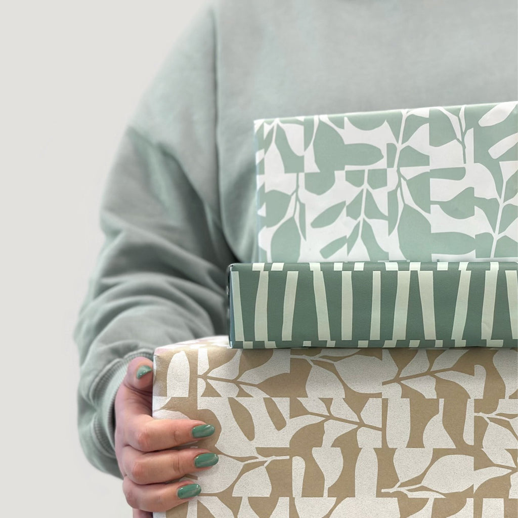 Abstract Botanics Fall '24- Rollen cadeaupapier - 10 stuks