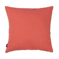 Flanel koraal rood kussen 45 cm x 45 cm