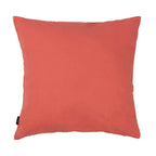 Flanel koraal rood kussen 45 cm x 45 cm