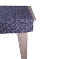 Nina Tafelkleed Textiel blauw wit 100x100cm
