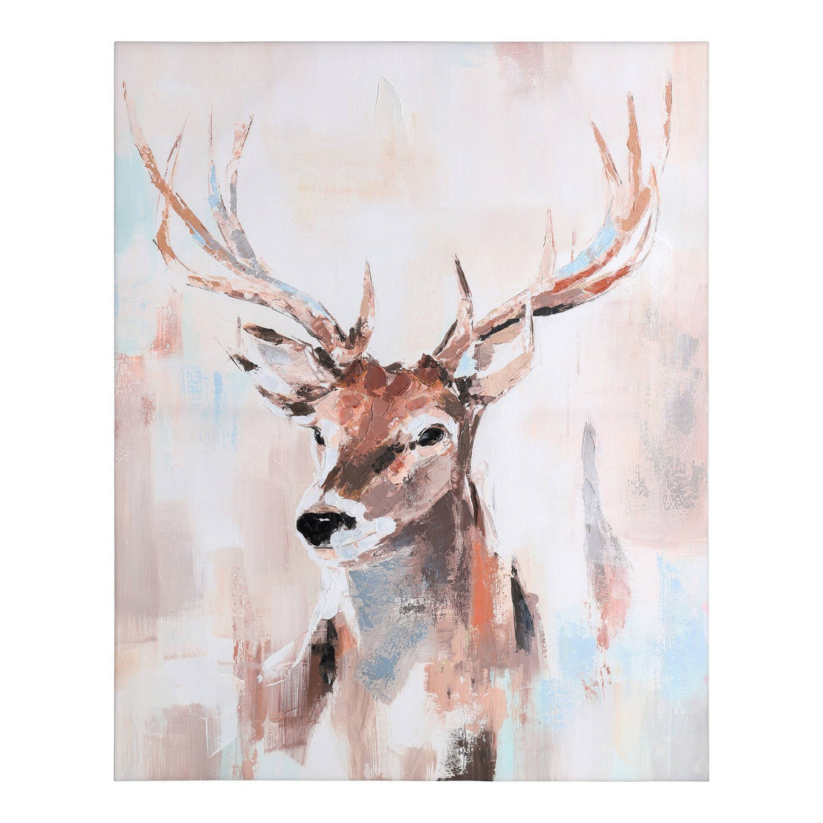 Schilderij Irodo Blauw 80x100 cm