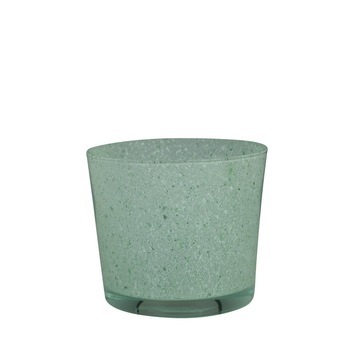 Conner Bloempot glas Granite groen h11 d11,5