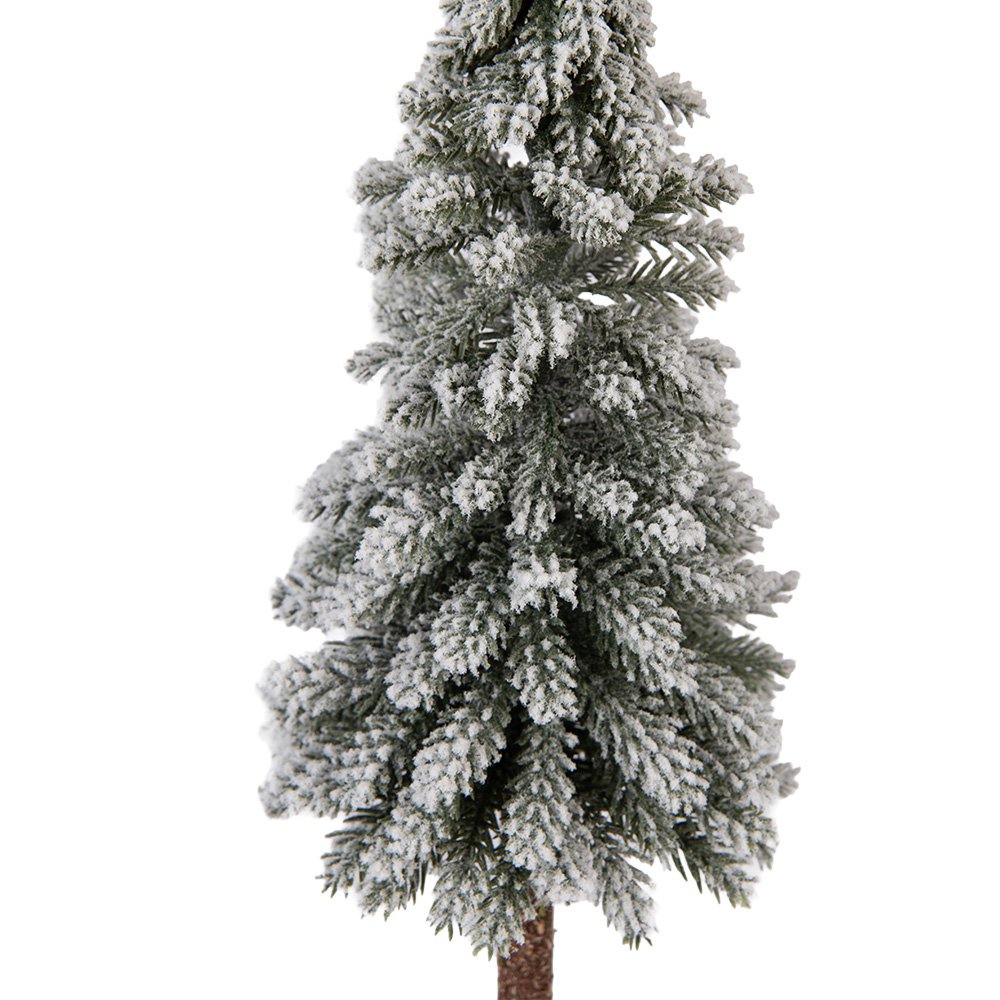 Mini Kunstkerstboom Ø 10x48 cm Groen Hout