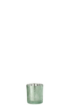 J-Line theelichthouder Boom - glas - groen/zilver