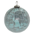 Kerstbal Ø 12 cm Turquoise Glas Kerstdecoratie
