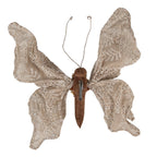 Decoratie Vlinder 33x6x31 cm Beige Synthetisch