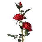 Kunstbloem Roos 94 cm Rood Kunststof